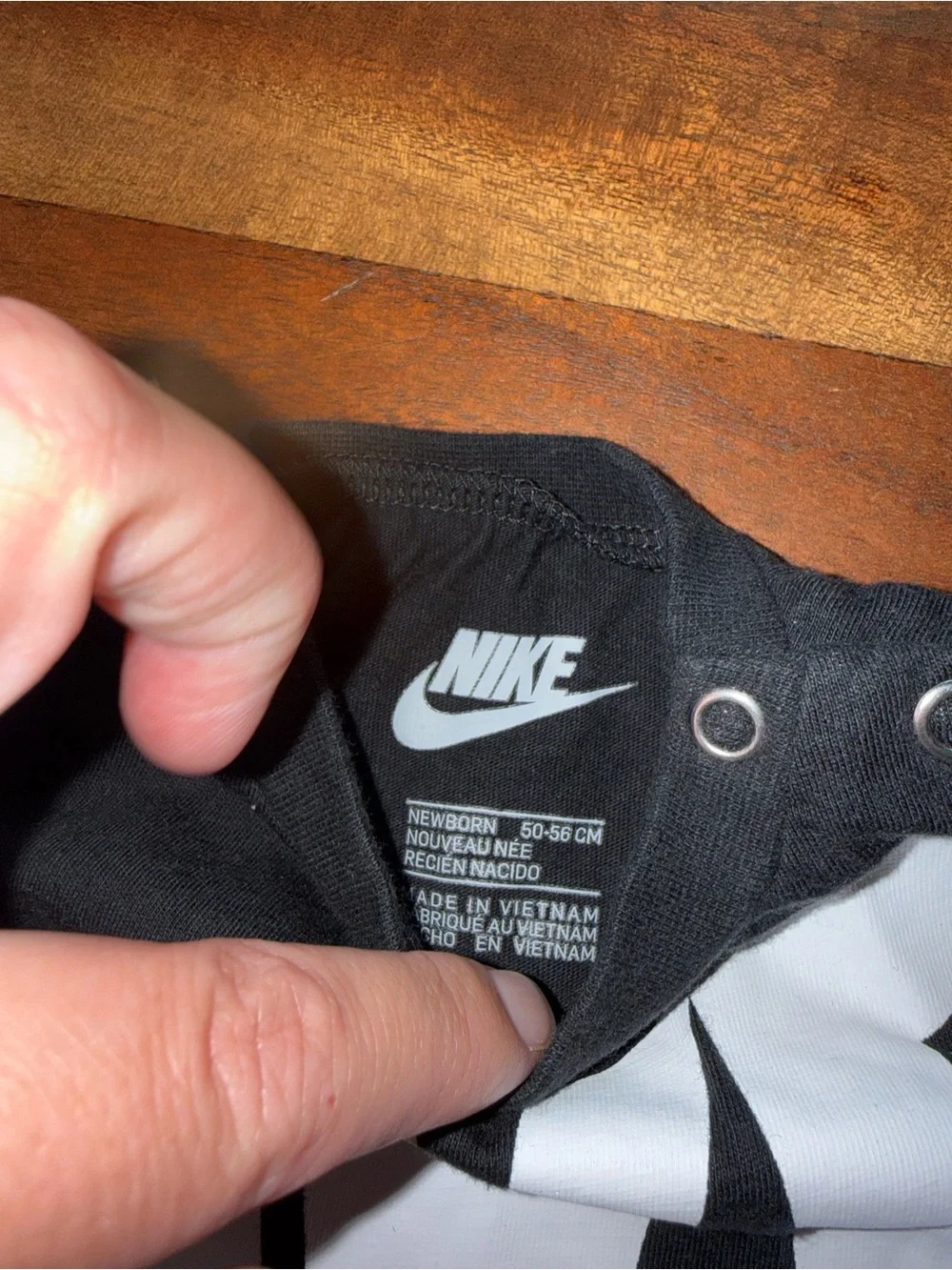 Nike‎ Black and White Logo Romper